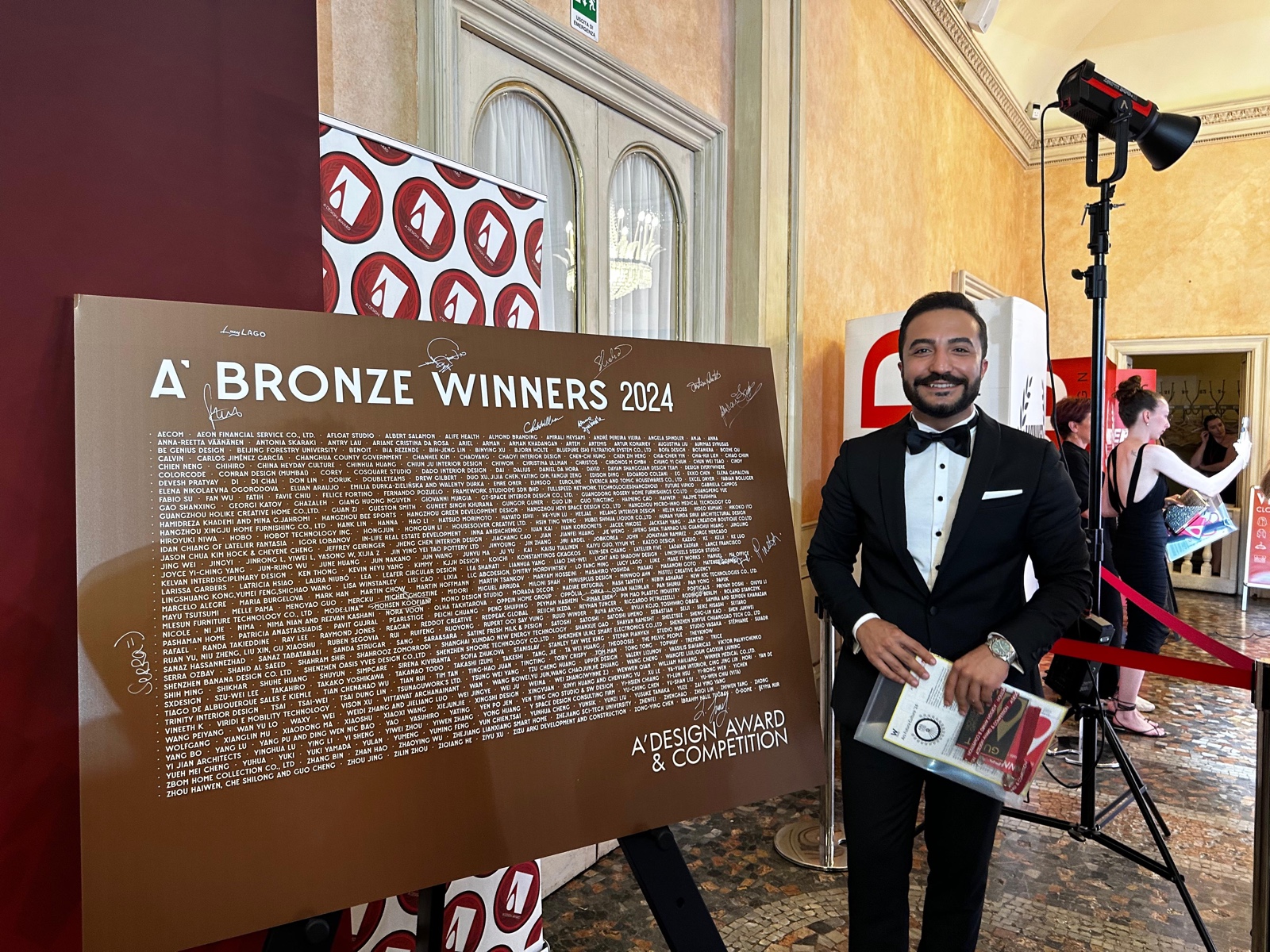 Türk mimar, İtalya’dan prestijli tasarım ödülüyle döndü