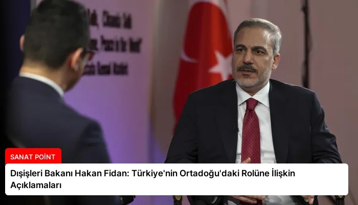 Dışişleri Bakanı Hakan Fidan: Türkiye’nin Ortadoğu’daki Rolüne İlişkin Açıklamaları