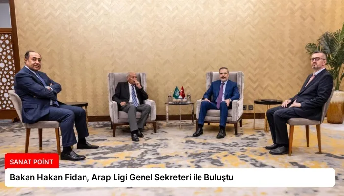 Bakan Hakan Fidan, Arap Ligi Genel Sekreteri ile Buluştu