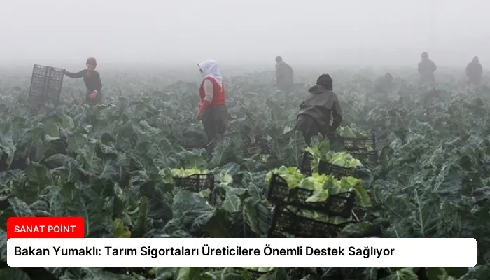 Bakan Yumaklı: Tarım Sigortaları Üreticilere Önemli Destek Sağlıyor