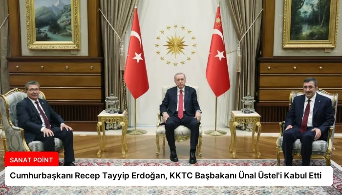 Cumhurbaşkanı Recep Tayyip Erdoğan, KKTC Başbakanı Ünal Üstel’i Kabul Etti