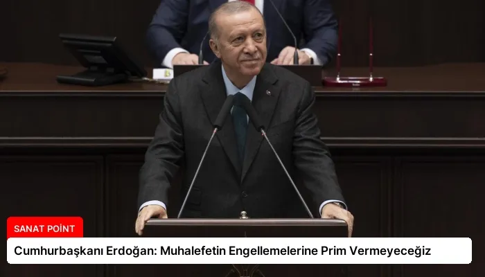 Cumhurbaşkanı Erdoğan: Muhalefetin Engellemelerine Prim Vermeyeceğiz