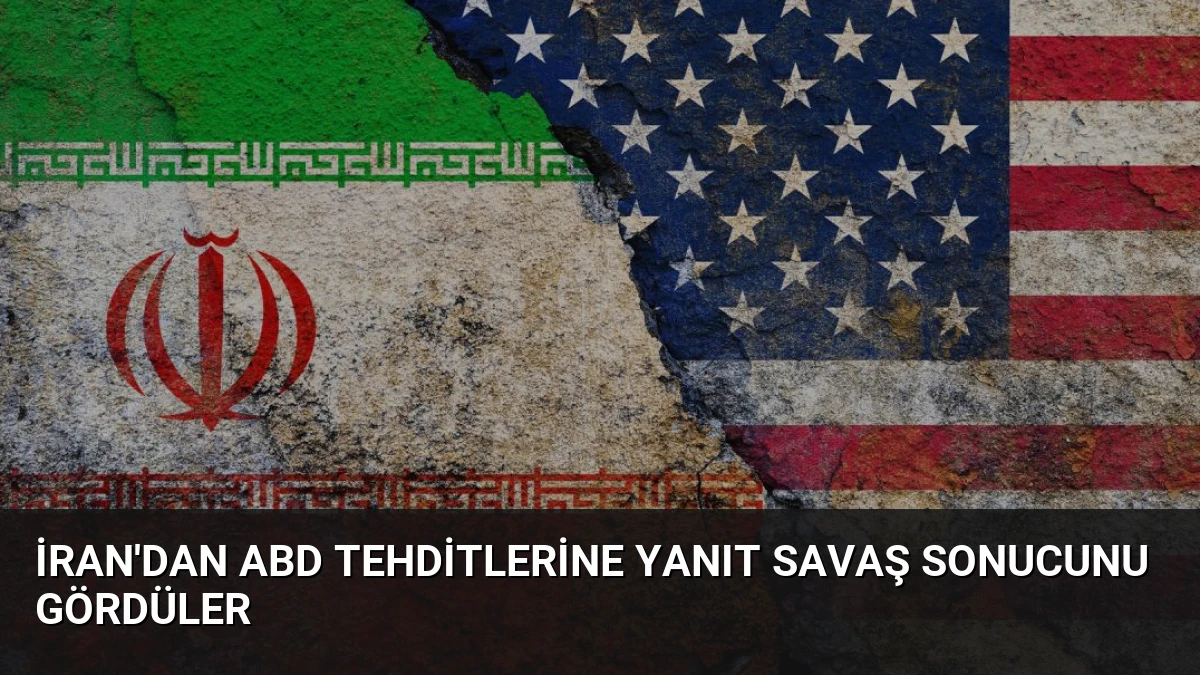 İran’dan ABD Tehditlerine Yanıt Savaş Sonucunu Gördüler