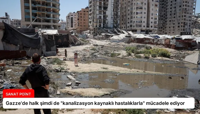 Gazze’de halk şimdi de “kanalizasyon kaynaklı hastalıklarla” mücadele ediyor