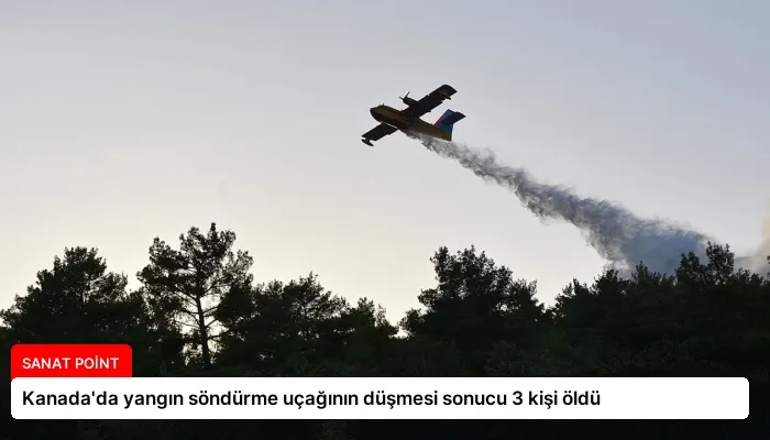 Kanada’da yangın söndürme uçağının düşmesi sonucu 3 kişi öldü