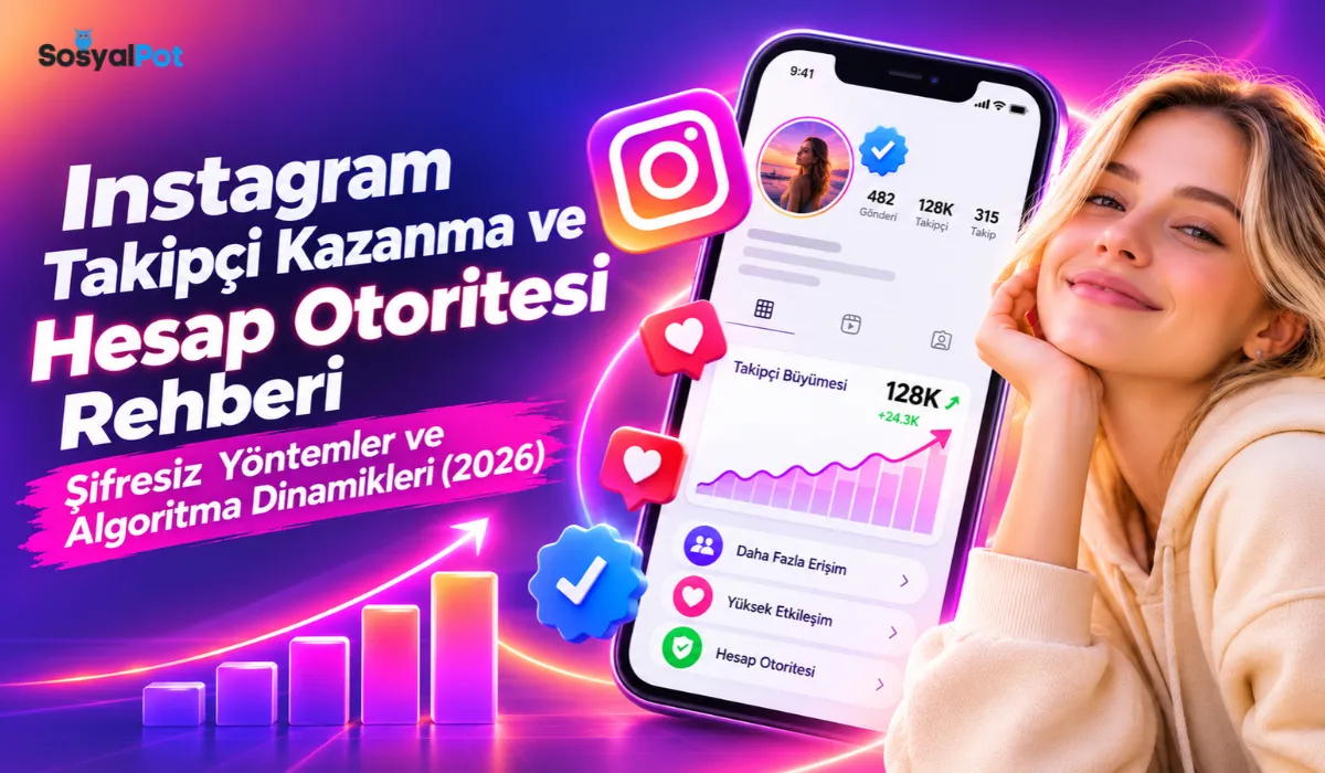 Instagram Takipçi Kazanma ve Hesap Otoritesi Rehberi: Şifresiz Yöntemler ve Algoritma Dinamikleri (2026)